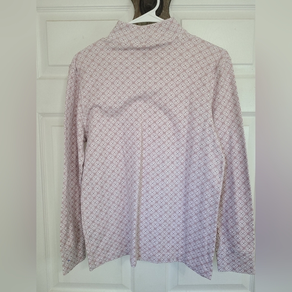 (509) Speculation Woman's Long Sleeve Turtleneck Shirt, Size: Medium Color: Pink - Picture 11 of 13